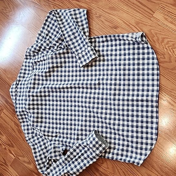 Banana republic xl 17-17 1/2 button down long sleeve shirt - Picture 7 of 8